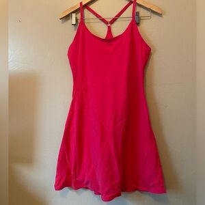 Outdoor Voices The Exercise Dress, Hot Pink, Size M